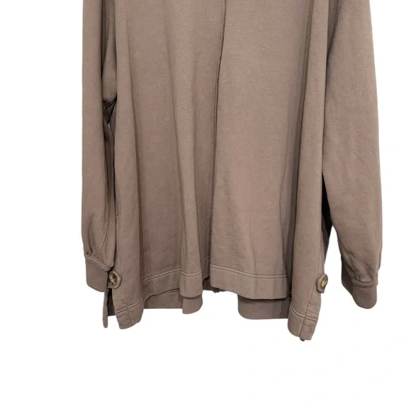 Free People Jacket Alexa Sweatshirt Size XL - Picture 11 of 13